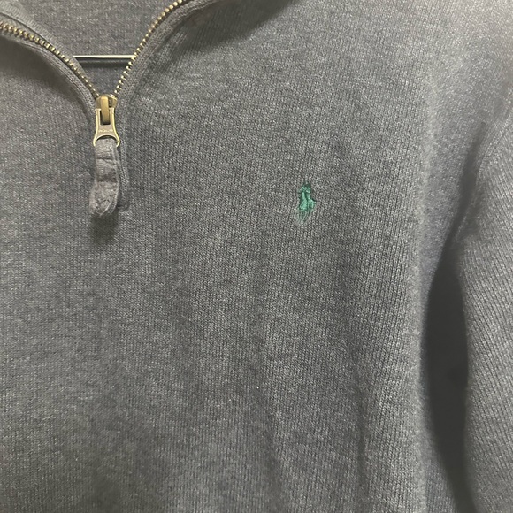 Polo by Ralph Lauren Boys Quarter-Zip Sweater M (10-12) - Picture 3 of 5